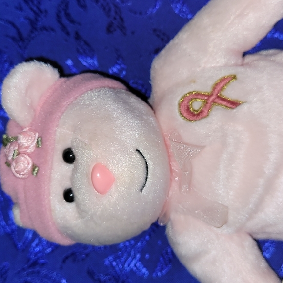 VTG Charity Bear Co. "Faith" & "Hope" Teddy Bears  (pair) for ♀️ Cancer Research - Picture 14 of 17